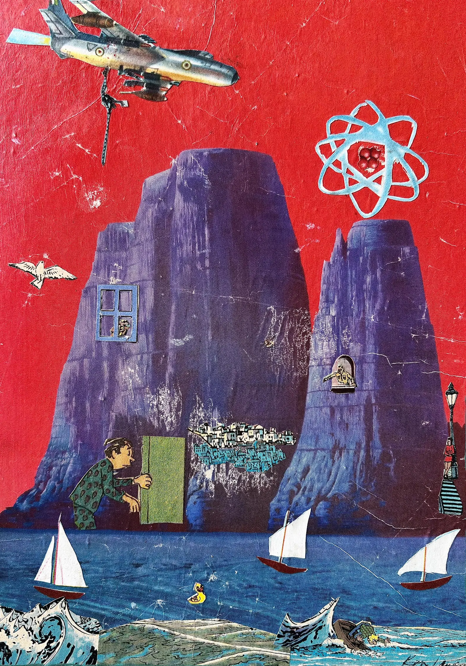 Back Door Apocalypse / Paranoid Android – Original Vintage Collage